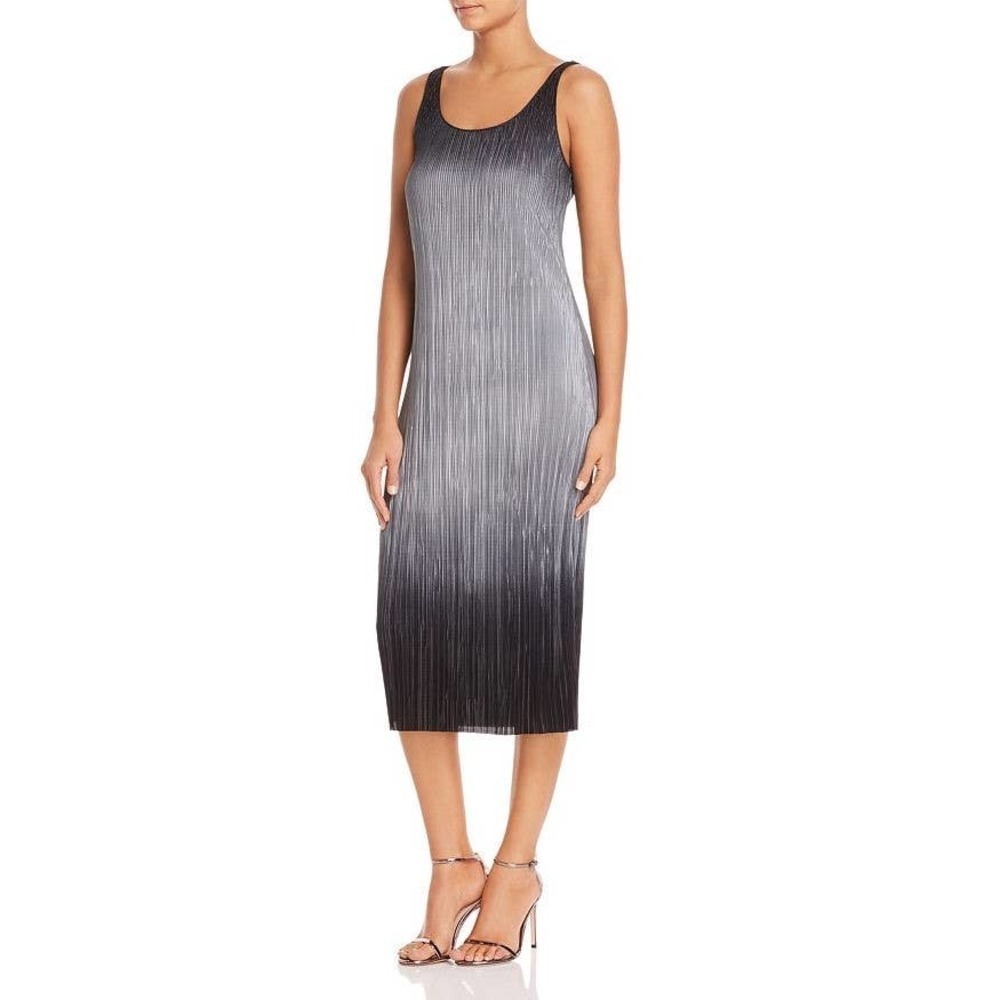 Three Dots Ribbed Ombré Midi Dress Size Large